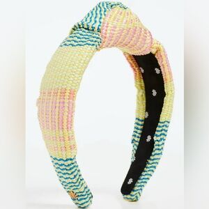 Lele Sadoughi Multicolor Woven Headband